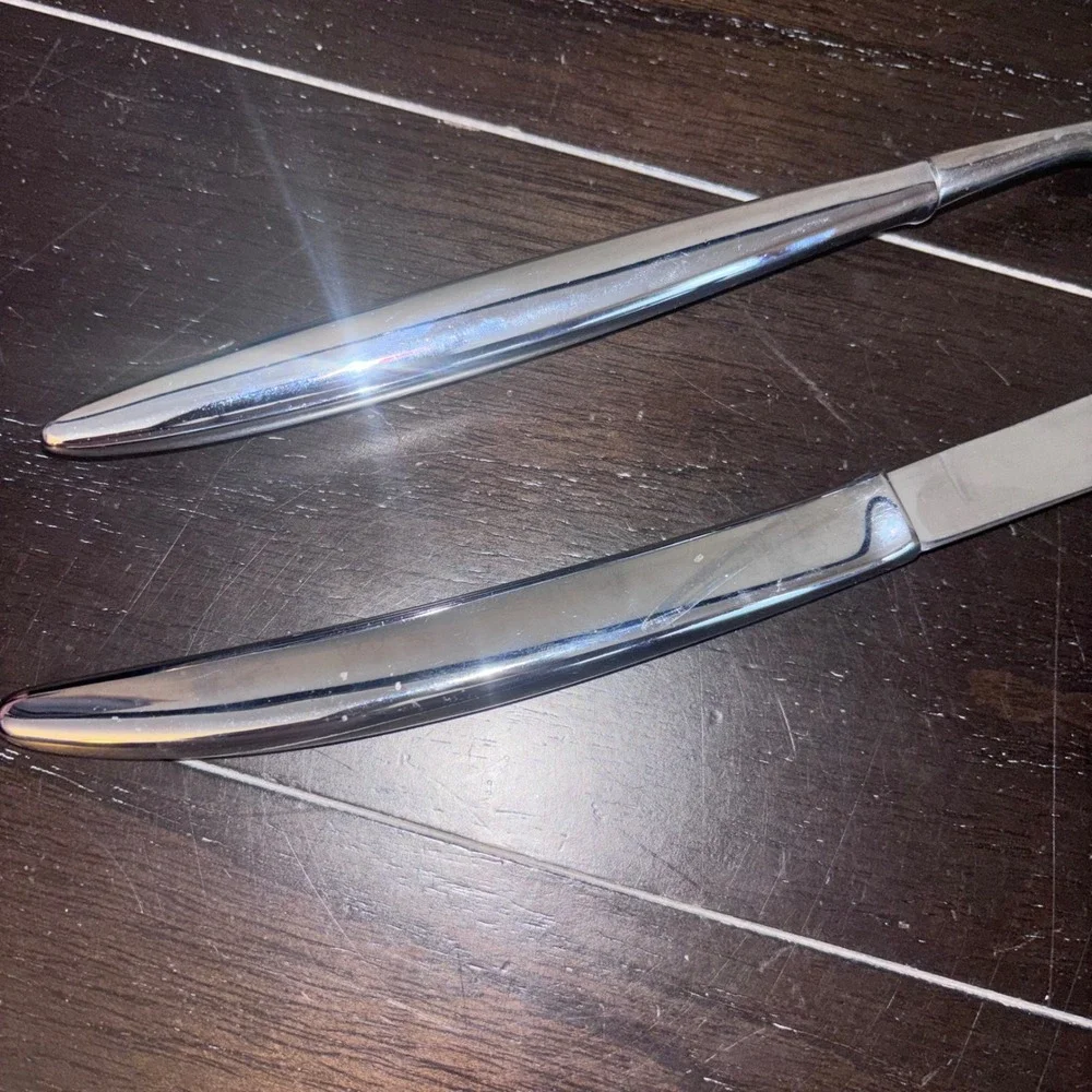 Carvel Hall | Vintage | Mid Century Modern | Stainless Steel Carving Set‎
